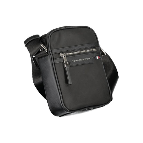 Tommy Hilfiger Black Polyester Shoulder Bag Tommy Hilfiger Retail Flare