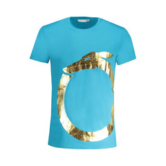 Trussardi Light Blue Cotton T-Shirt Trussardi Retail Flare