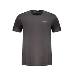 Calvin Klein Black Cotton T-Shirt Calvin Klein Retail Flare