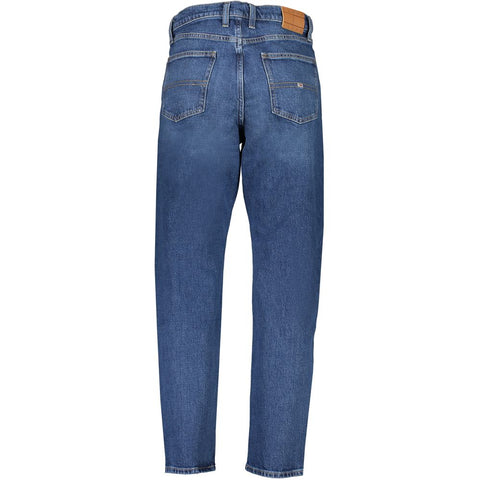 Tommy Hilfiger Blue Cotton Jeans & Pant Tommy Hilfiger Retail Flare