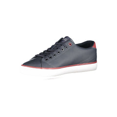 Tommy Hilfiger Blue Polyester Sneaker Tommy Hilfiger Retail Flare