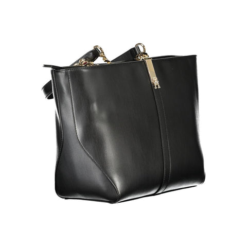 Tommy Hilfiger Black Polyethylene Women Handbag Tommy Hilfiger Retail Flare