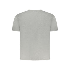 North Sails Gray Cotton Men T-Shirt North Sails Retail Flare