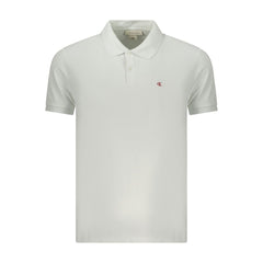 Calvin Klein White Cotton Men Polo Shirt Calvin Klein Retail Flare