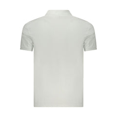 Calvin Klein White Cotton Men Polo Shirt Calvin Klein Retail Flare