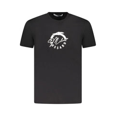 Trussardi Black Cotton Men T-Shirt Trussardi Retail Flare