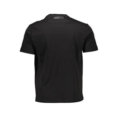 Plein Sport Black Cotton Men T-Shirt Plein Sport Retail Flare
