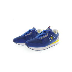 U.S. POLO ASSN. Blue Polyester Men Sneaker U.S. POLO ASSN. Retail Flare