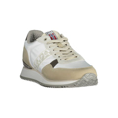 Napapijri White Polyester Men Sneaker Napapijri Retail Flare