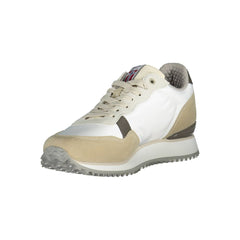 Napapijri White Polyester Men Sneaker Napapijri Retail Flare