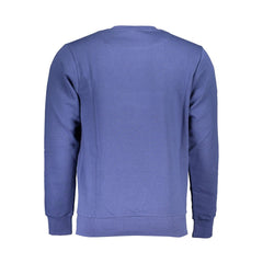 U.S. Grand Polo Blue Cotton Sweater U.S. Grand Polo Retail Flare