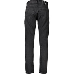 Calvin Klein Black Cotton Jeans & Pant Calvin Klein Retail Flare