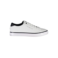 Tommy Hilfiger White Polyester Sneaker Tommy Hilfiger Retail Flare