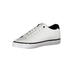 Tommy Hilfiger White Polyester Sneaker Tommy Hilfiger Retail Flare