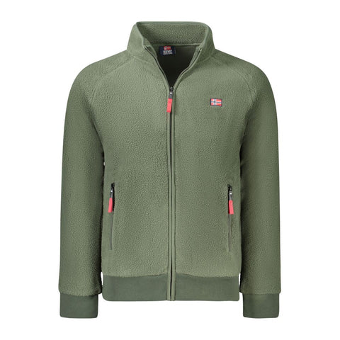 Norway 1963 Green Polyester Men Jacket Norway 1963 Retail Flare