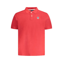 North Sails Red Cotton Men Polo Shirt North Sails Retail Flare