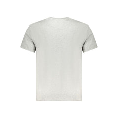 Tommy Hilfiger Gray Cotton Men T-Shirt Tommy Hilfiger Retail Flare
