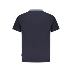 Napapijri Blue Cotton T-Shirt Napapijri Retail Flare
