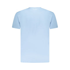 Trussardi Light Blue Cotton Men TShirt Trussardi Retail Flare