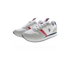 U.S. POLO ASSN. White Polyester Mens Sneaker U.S. POLO ASSN. Retail Flare