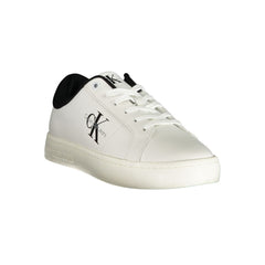 Calvin Klein White Polyester Sneaker Calvin Klein Retail Flare