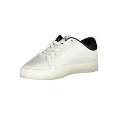 Calvin Klein White Polyester Sneaker Calvin Klein Retail Flare