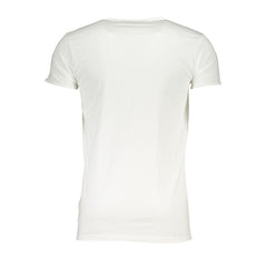 Cavalli Class White Cotton T-Shirt Cavalli Class Retail Flare