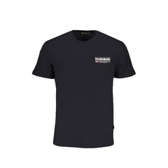 Napapijri Black Cotton T-Shirt Napapijri Retail Flare