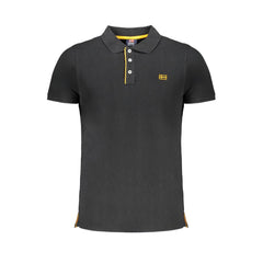 Norway 1963 Black Cotton Polo Shirt Norway 1963 Retail Flare