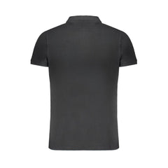 Norway 1963 Black Cotton Polo Shirt Norway 1963 Retail Flare