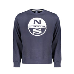 North Sails Blue Cotton Sweater North Sails Retail Flare