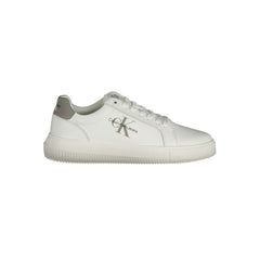 Calvin Klein White Leather Men Sneaker Calvin Klein Retail Flare