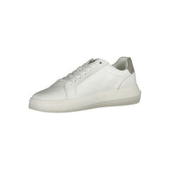Calvin Klein White Leather Men Sneaker Calvin Klein Retail Flare