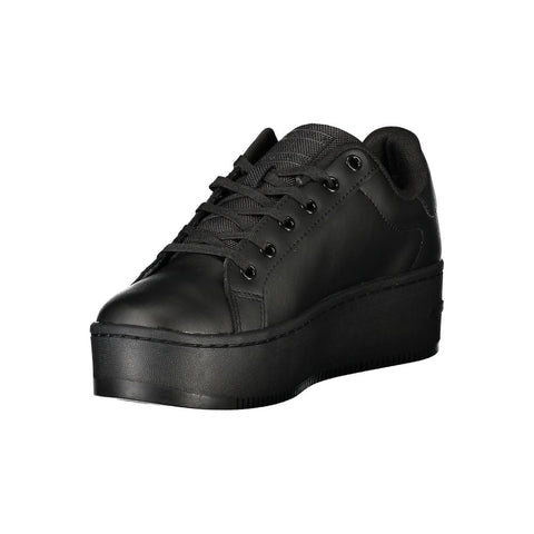 Tommy Hilfiger Black Polyethylene Women Sneaker Tommy Hilfiger Retail Flare