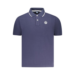 North Sails Blue Cotton Men Polo Shirt North Sails Retail Flare