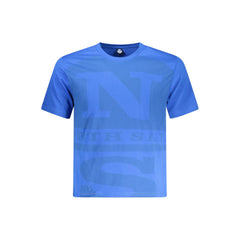 North Sails Blue Cotton Men T-Shirt North Sails Retail Flare