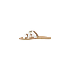 Liu Jo Cream Leather Sandal Liu Jo Retail Flare
