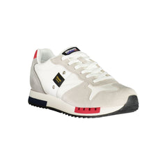 Blauer White Polyethylene Men Sneaker Blauer Retail Flare
