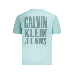 Calvin Klein Green Cotton T-Shirt Calvin Klein Retail Flare