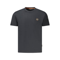 Napapijri Black Cotton Men T-Shirt Napapijri Retail Flare