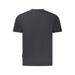 Napapijri Black Cotton Men T-Shirt Napapijri Retail Flare