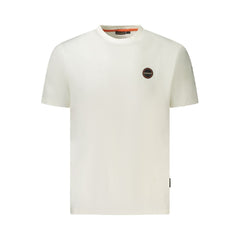 Napapijri White Cotton Men T-Shirt Napapijri Retail Flare