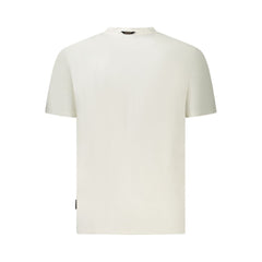 Napapijri White Cotton Men T-Shirt Napapijri Retail Flare