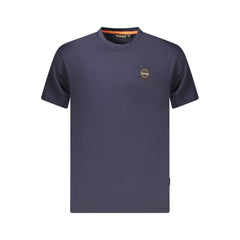 Napapijri Blue Organic Cotton Men T-Shirt Napapijri Retail Flare