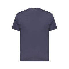 Napapijri Blue Organic Cotton Men T-Shirt Napapijri Retail Flare