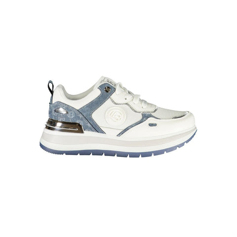 Laura Biagiotti White Polyester Women Sneaker Laura Biagiotti Retail Flare