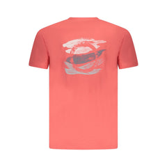 Trussardi Pink Cotton Men T-Shirt Trussardi Retail Flare