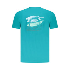 Trussardi Light Blue Cotton Men T-Shirt Trussardi Retail Flare
