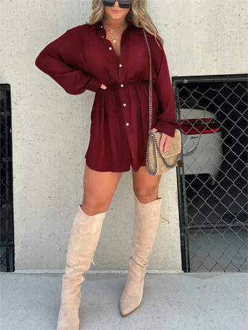 Jess | Trendy Satin Romper Dress - Retail Flare