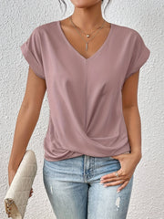 Birgit™ | Casual T-shirt with Sweetheart Neckline - Retail Flare